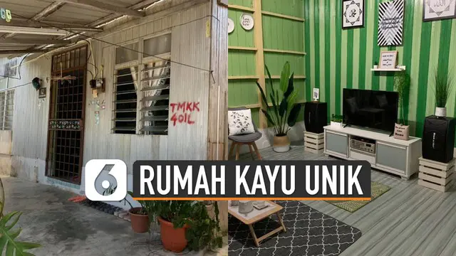 Nampak terlihat biasa saja. Ternyata rumah kayu ini memiliki interior yang luar biasa.