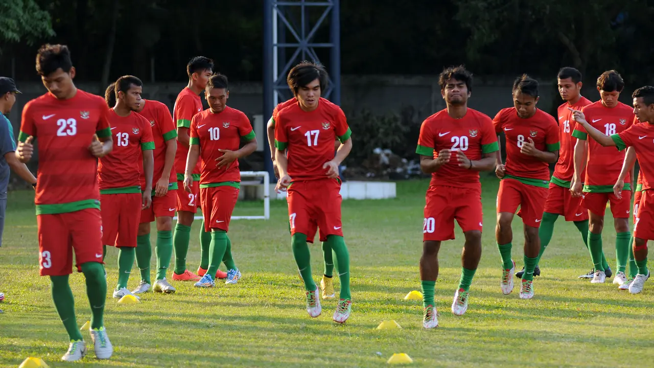 Latihan Timnas Indonesia U-23