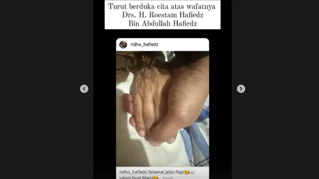Ridho Slank Berduka, Sang Ayah Meninggal Dunia
