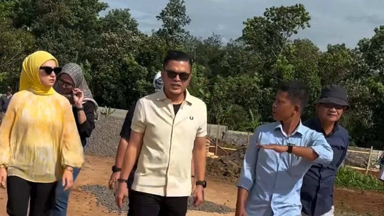 Kompak Pakai Kacama Hitam, Potret Irish Bella Temani Haldy Sabri Cek Proyek Baru di Subang