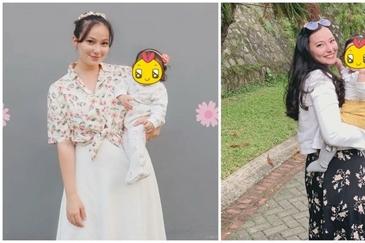 7 Gaya Asmirandah saat Momong Anak, Tetap Stylish
