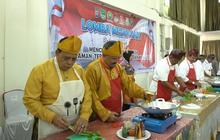 Kreatif, Kapolres Rohul Bikin Lomba Masak untuk Para Bakal Calon Bupati