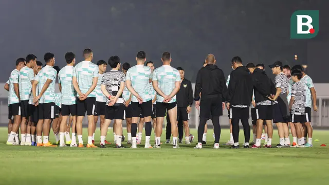 Latihan Timnas Indonesia jelang laga melawan Filipina di Kualifikasi Piala Dunia 2026