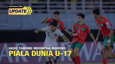 Timnas Indonesia harus menelan kekalahan dalam laga terakhir Grup A Piala Dunia U-17 2023. Garuda Asia takluk 1-3 kontra Maroko di Stadion Gelora Bung Tomo, Surabaya, Kamis (16/11/2023).
