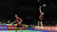 Ganda putra Indonesia Wahyu Nayaka Arya Pankaryanira/Ade Yusuf lolos ke final Thailand  Open Grand Prix Gold 2015. (Liputan6.com/Humas PP PBSI)