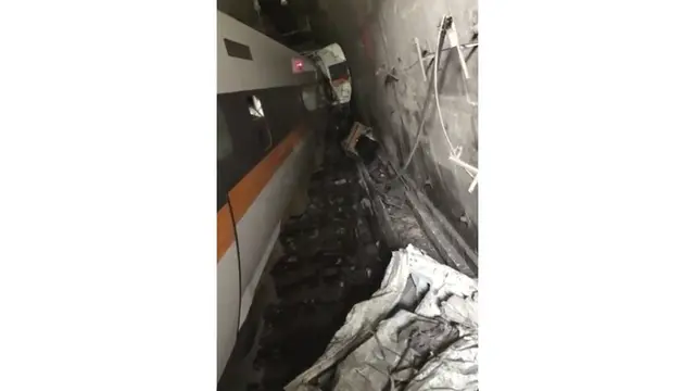 Kecelakaan kereta di Taiwan.