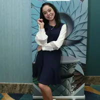 "Berkat Indosiar, mimpi saya jadi nyata. Dari panggung kecil, sekarang orang ngelihat Dede bukan yang cari job. Alhamdulillah orang nyari Dede," kata Lesti di SCTV Tower, Senayan, Jakarta Pusat, Selasa (20/12). (Galih W. Satria/Bintang.com)