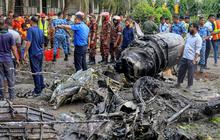 Pesawat Jet Bangladesh Jatuh di Gedung Sekolah, Api Berkobar Hebat Hingga Pilot dan 31 Siswa Tewas