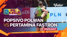 Berita Video, Highlights PLN Mobile Proliga 2023 antara Jakarta Pertamina Fastron Vs Jakarta Popsivo Polwan pada Sabtu (4/2/2023)