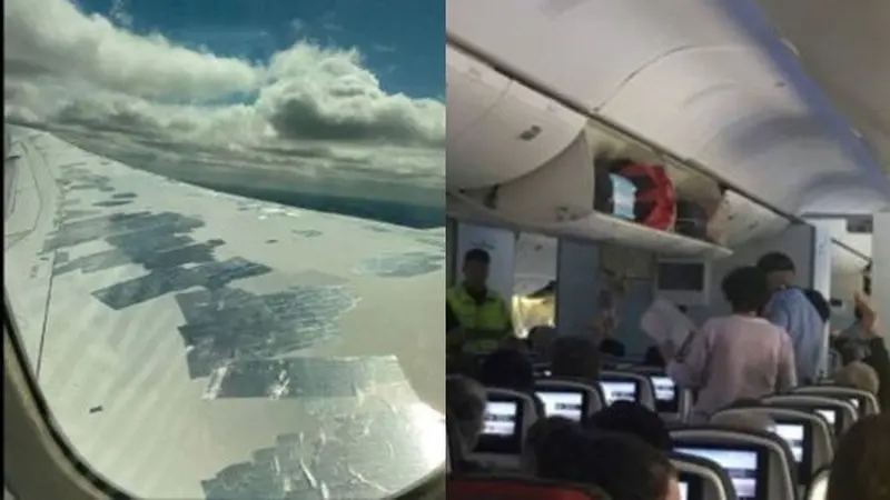 Viral Potret Penampakan Sayap Pesawat Dilakban saat Terbang, Bikin Ngeri
