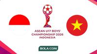 Cover prediksi Timnas Indonesia U-17 versus Timnas Vietnam U-17 di Piala AFF U-17 2026. (Bola.com/Wiwig Prayugi)