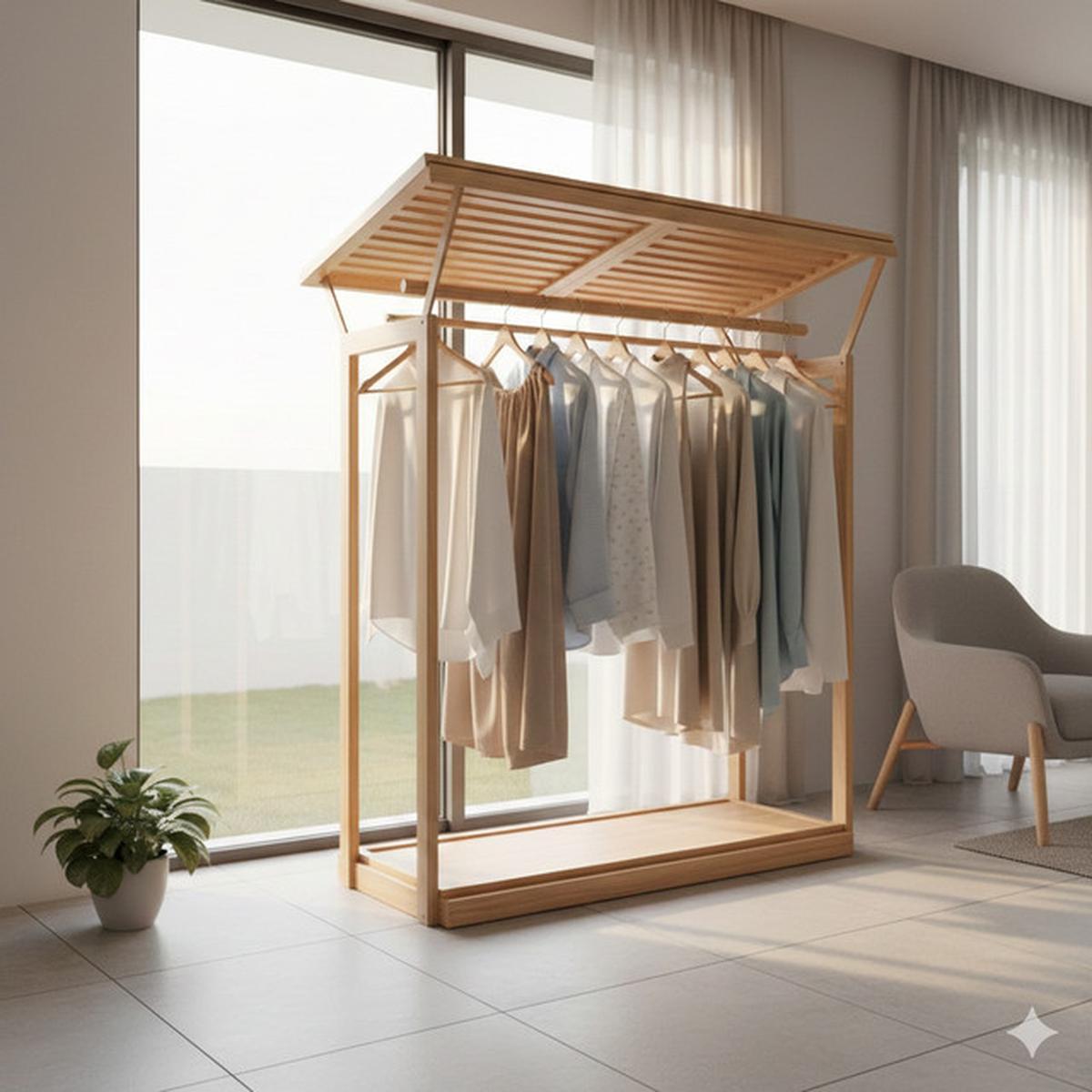 6 Model Jemuran Dalam Rumah tapi Masih Kena Sinar Matahari, Inspirasi bagi Hunian Tanpa Halaman