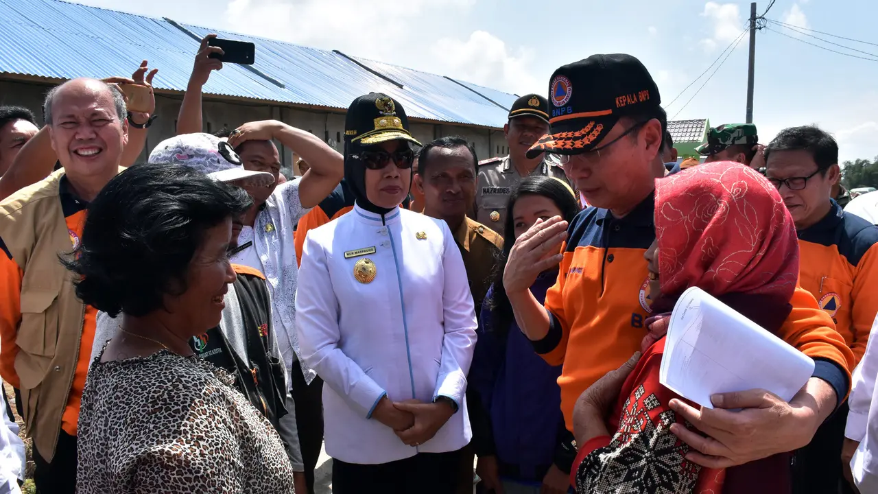 Rumah Hunian Korban Erupsi Sinabung