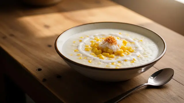 Resep Bubur Jagung Santan ala Kampung/AI Generated