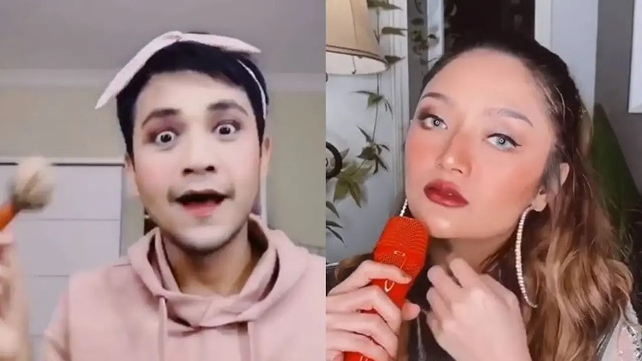 6 Aksi Seleb Lakukan Pass The Brush Challenge, Bikin Ketawa