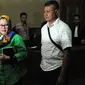 Dewie Yasin Limpo menangis usai divonis 6 tahun penjara (Liputan6.com/ Helmi Afandi)