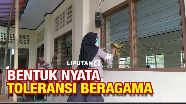 VIDEO: Hari Natal, Umat Muslim di Magelang Bantu Warga Bersihkan Gereja