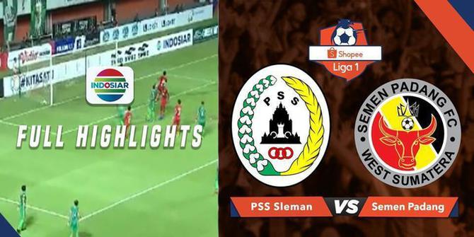 VIDEO: Highlights Liga 1 2019, PSS Vs Semen Padang 1-1