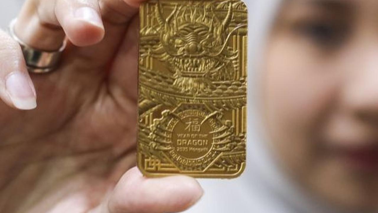 Harga Emas Antam Turun Tipis, Kini Rp1,6 Juta per Gram