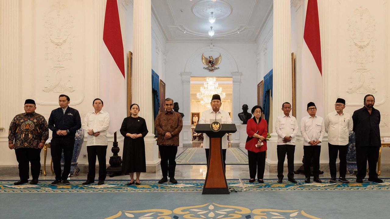 FOTO: Presiden  Prabowo Tegaskan Larangan Aksi Anarkis, Sepakati Pemangkasan Tunjangan DPR