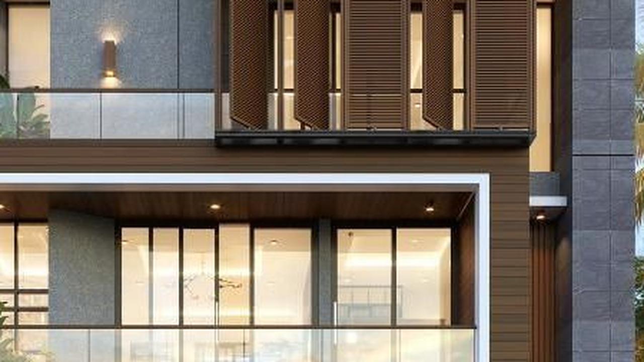 Desain Rumah 3 Lantai Kotak Simpel