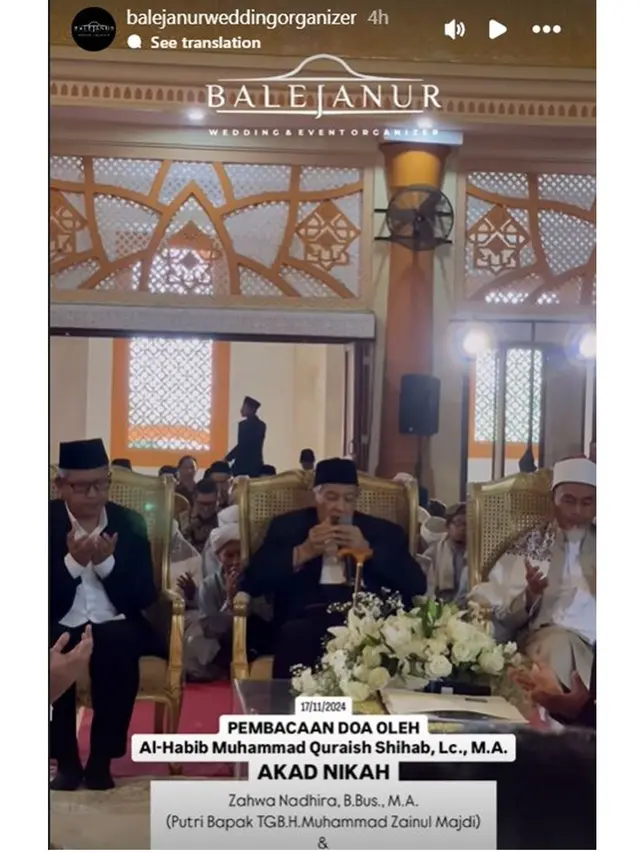 8 Momen Akad dan Resepsi Pernikahan Anak Mahfud MD, Digelar di Nusa Tenggara Barat