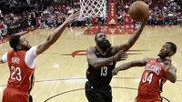 NBA: James Harden Dominan, Rockets Belum Terbendung