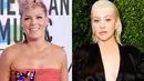 Pink bekerjasama dengan Christina Aguilera untuk me-remake Lady Marmalade dan mereka tak bekerjasama dengan baik. (Neilson Barnard/Getty Images; Emma McIntyre/AMA2017/Getty Images for dcp)