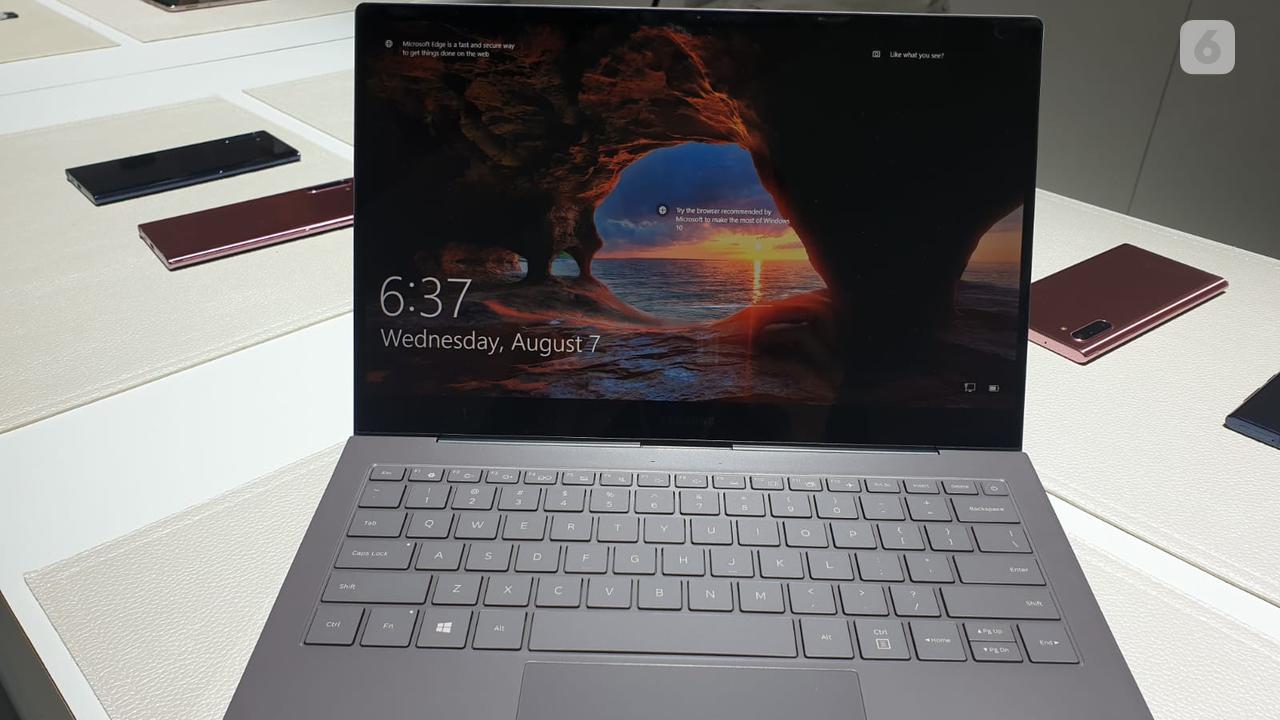 Samsung Galaxy Book S. Liputan6.com/Istiarto Sigit Nugroho
