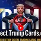 NFT Donald Trump. Dok: Situs CollectTrumpCards