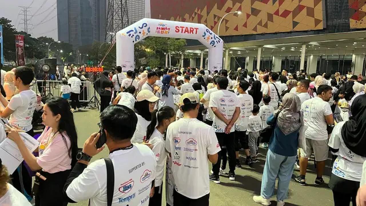 MentariTV Family Run digelar di di East Side Parking Mall @ Alam Sutera, Sabtu (27/6). (dok)