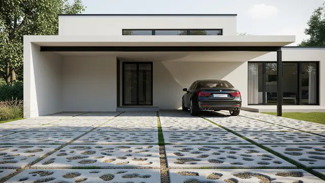Jenis Paving Block Menyerap Air untuk Carport (AI)