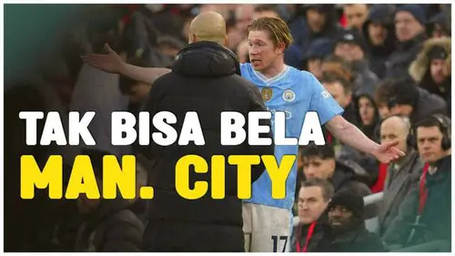 VIDEO: Kevin De Bruyne Cedera, Dipastikan Tak Bisa Bela Manchester City di Piala FA