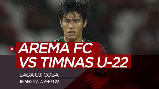 Berita video highlights laga uji coba antara Arema FC melawan Timnas Indonesia U-22 yang berakhir dengan skor imbang 1-1 di Stadion Kanjuruhan, Malang, Minggu (10/2/2019).
