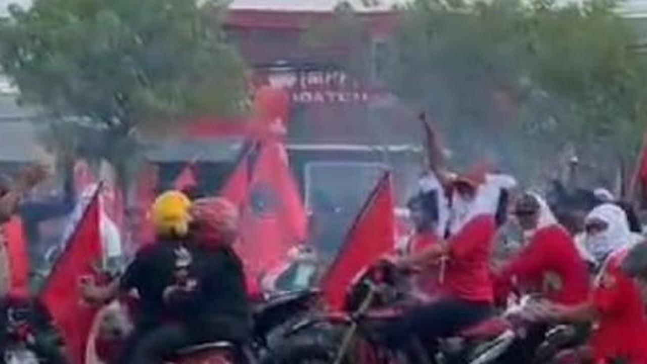 VIDEO: Kronologi Gerombolan Pemotor Berbendera PDIP Geber Motor di Acara PSI, Kaesang Turun Tangan