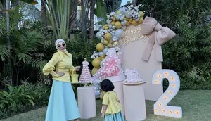 Potret Syahrini Rayakan Ultahnya dan Baby R di Bali, Reino Barack Kirim Ucapan Penuh Cinta