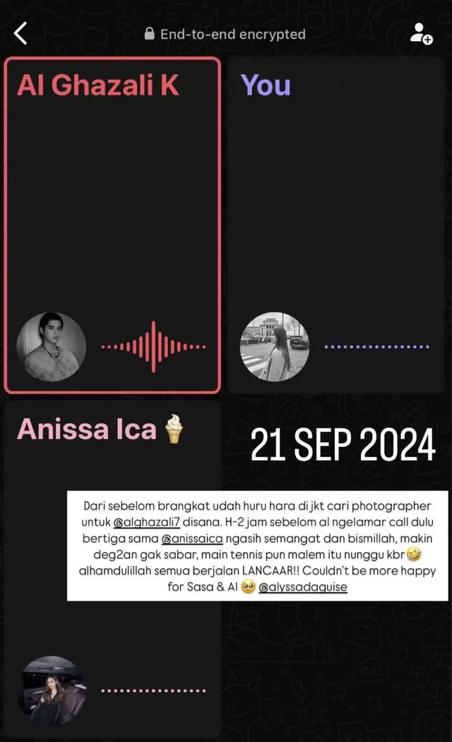 Terungkap ada bantuan Aaliyah Massaid di balik lamaran romantis Al Ghazali dan Alyssa Daguise