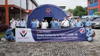 Krakatau Posco Salurkan 900 Rapid Test Kit dan Paket Sembako di Kota Cilegon