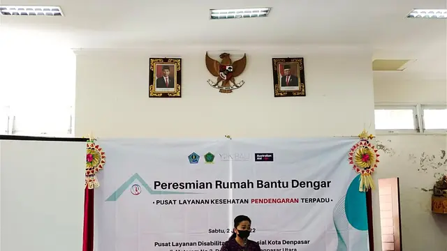 Sagung Antari Jaya Negara dalam acara peresmian RBD