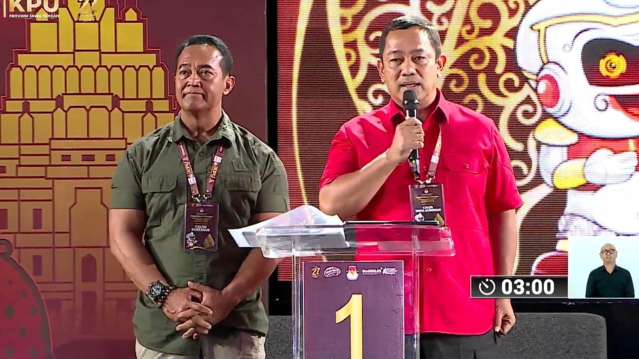 Debat Pilgub, Andika Soroti Indeks Demokrasi Hingga Kesenjangan Pendidikan di Jateng