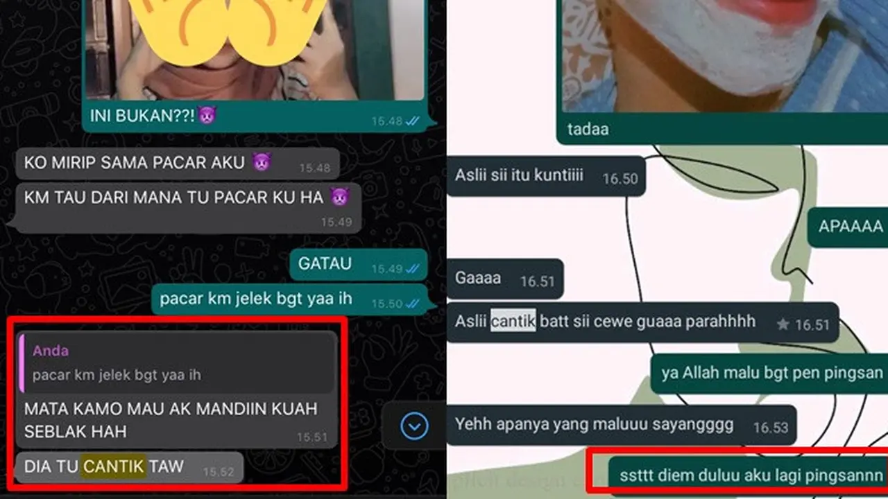 6 Chat Orang Puji Pacar Cantik Ini Bikin Jomblo Iri