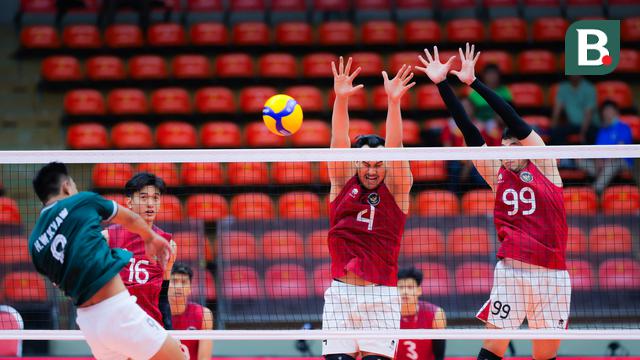 Foto: Tundukkan Myanmar, Timnas Voli Putra Indonesia Melangkah ke Semifinal SEA Games 2025
