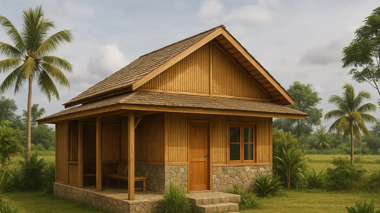 Desain Rumah Minimalis 6x6 di Desa