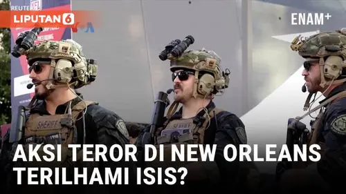 VIDEO: FBI Sebut Pelaku Aksi Teror Tahun Baru di New Orleans Terilhami ISIS