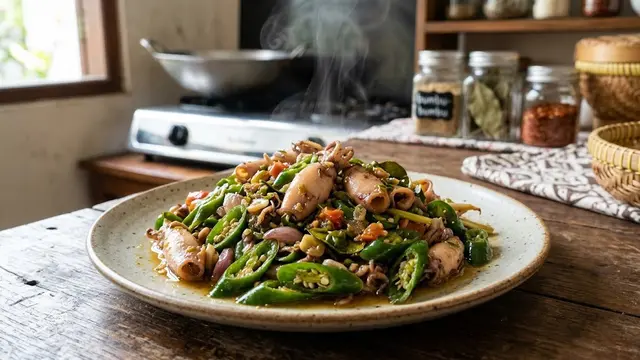 Cumi asin cabe ijo