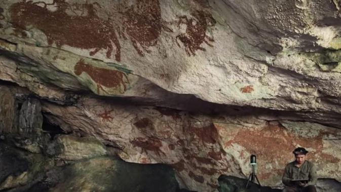 Lebih Tua dari Seni Gua Eropa, Cap Tangan Purba Ditemukan di Sulawesi Tenggara