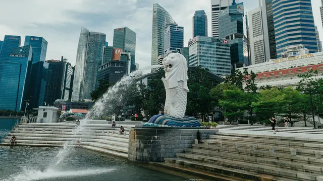 Patung Merlion Singapura