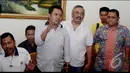 Mereka juga menjelaskan bahwa pemecatan yang dilakukan kepada Agung Laksono sudah menyalahi aturan. Jika ada kesalahan, seharusnya dikelola bagian masalah, Jakarta, Minggu (10/8/2014) (Liputan6.com/Andrian M Tunay)