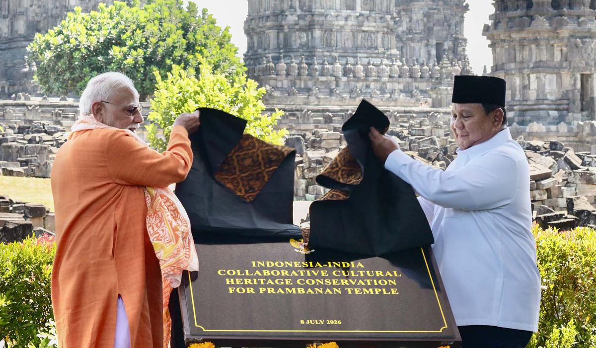 Presiden Prabowo dan PM Modi Luncurkan Restorasi Prambanan