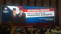 Cawapres 02, Sandiaga Uno membuka acara pidato kebangsaan Prabowo Subianto di JCC, Senayan, Jakarta, Senin (14/1/2019). (Merdeka.com/Sania Mashabi)